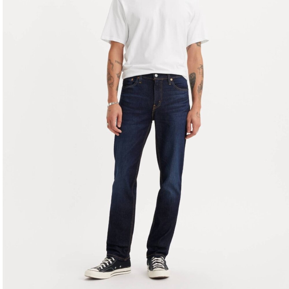 Levi 511 30 x 30 Slim Fit Stretch Denim Zip Fly 5-Pocket Dark Wash Blue Jeans